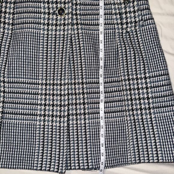 Tory Burch Virginia Glen Plaid Wool Trench Sz 10 Classic Traditional - Picture 10 of 13